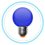 LED Color Bulb_BLUE 01