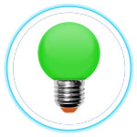 LED Color Bulb_GREEN 01