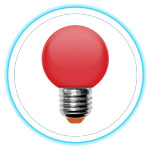 LED Color Bulb_RED 01