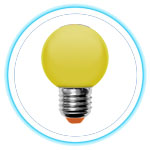 LED Color Bulb_YELLOW 01