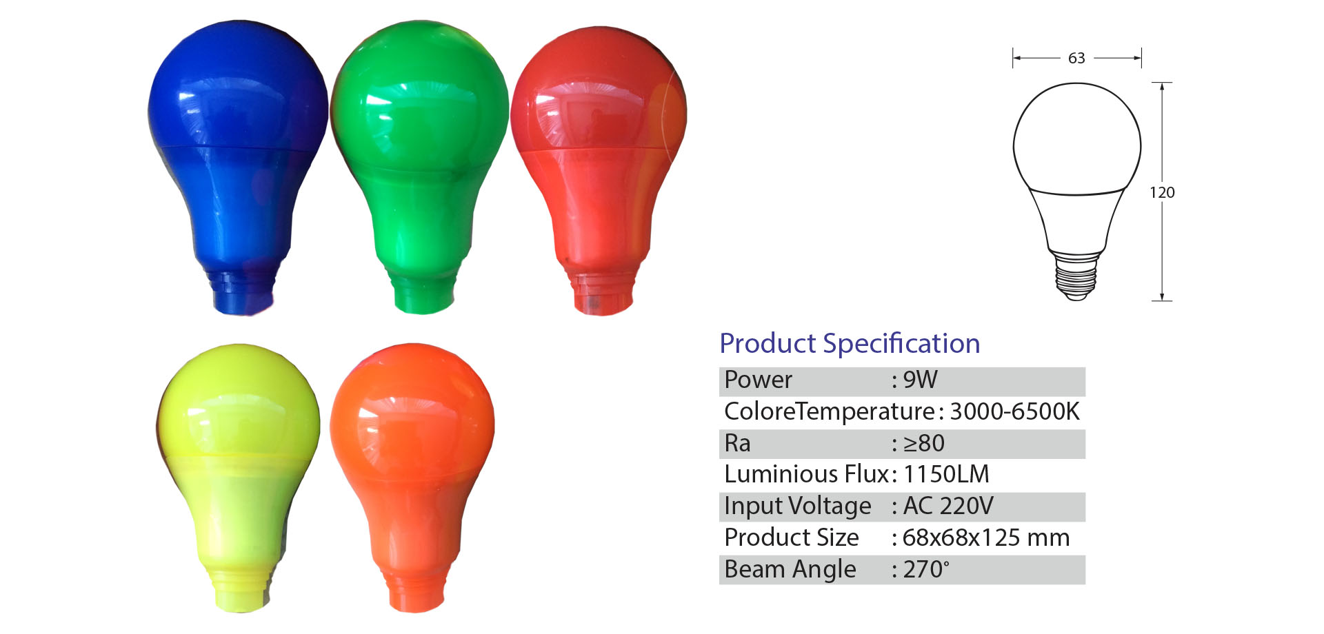 NEO X Bulb LED Product Color Bulb